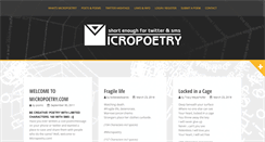 Desktop Screenshot of micropoetry.com